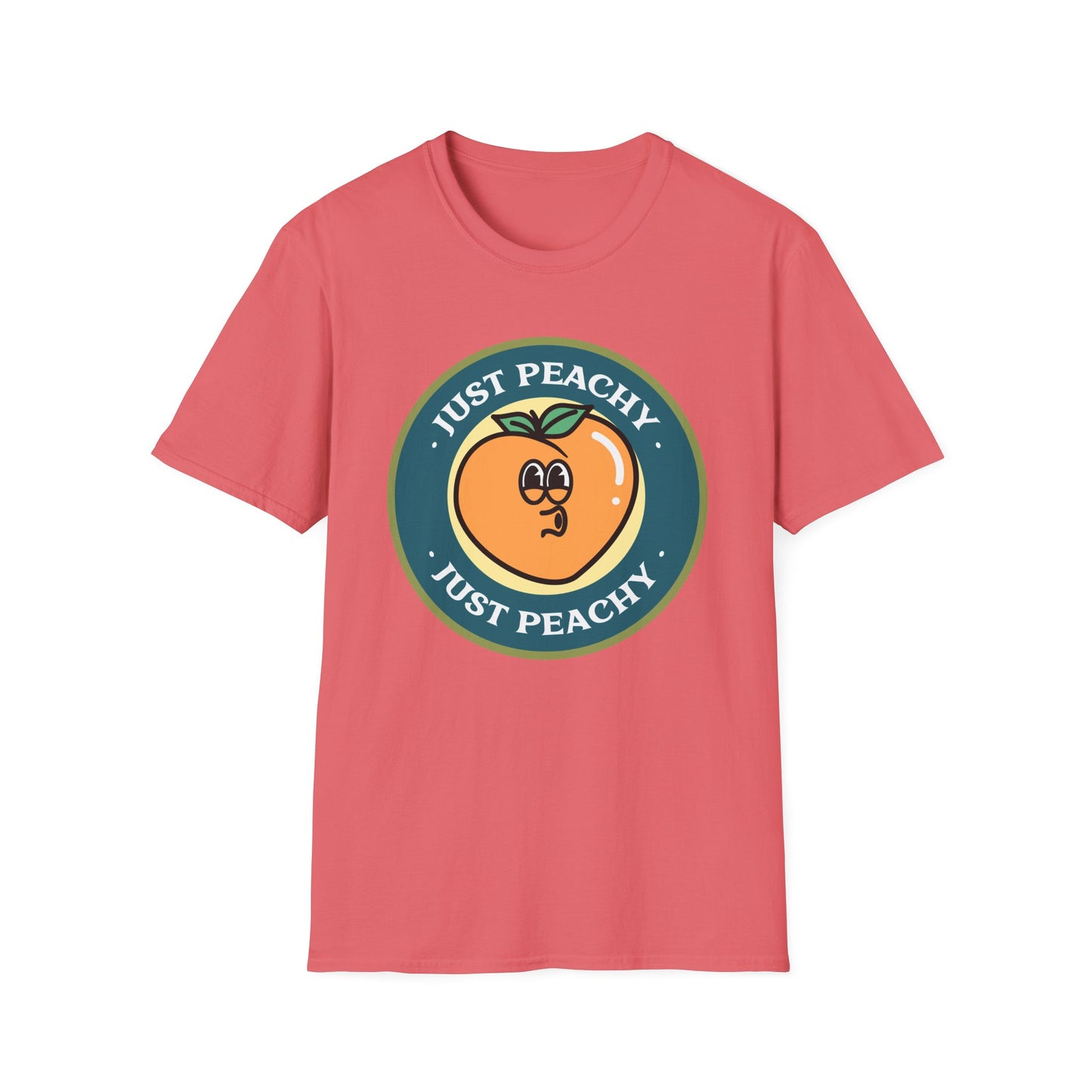 Food Tees, Funny Food T Shirts, Funny T Shirts, Shirt with Fruits, Shirt with Peach