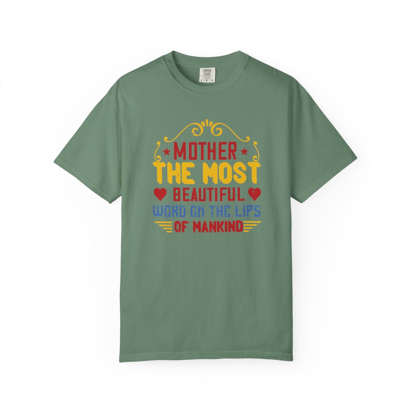 Mom T-shirt Mother Day Mama Tee Unisex Comfort Colors Garment-Dyed Cotton h84