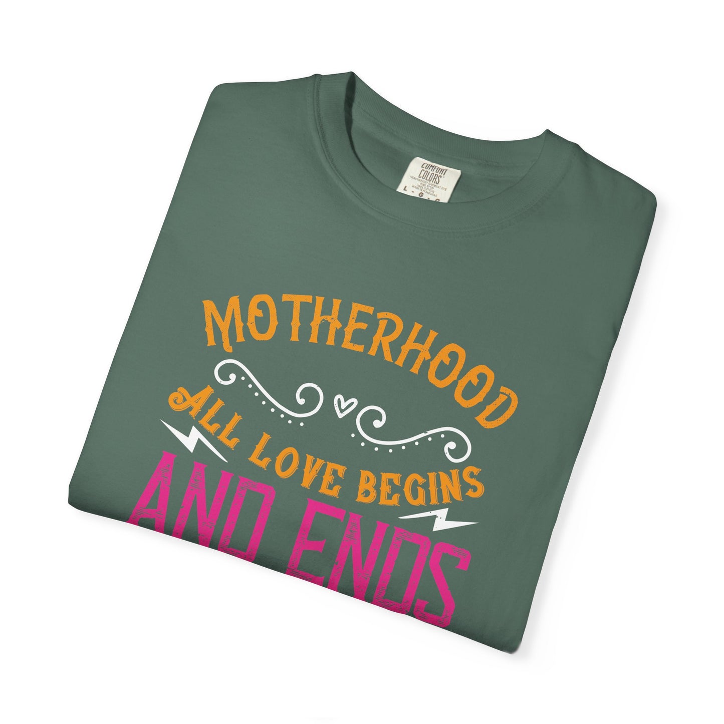 Mom T-shirt Mother Day Mama Tee Unisex Comfort Colors Garment-Dyed Cotton h85