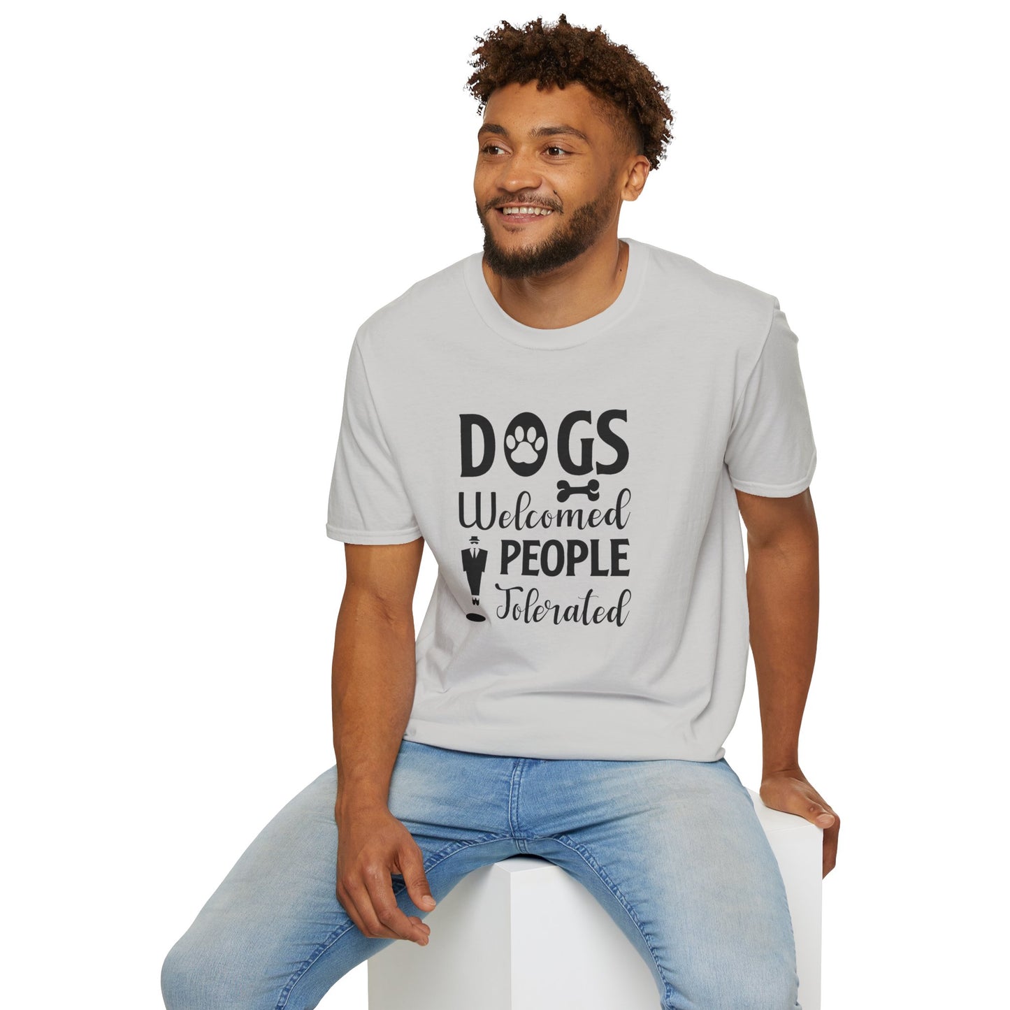 Dog Slogan T Shirts With Funny Quotes Unisex Tee Shirt Gildan Softstyle 64000 100 Percent Cotton