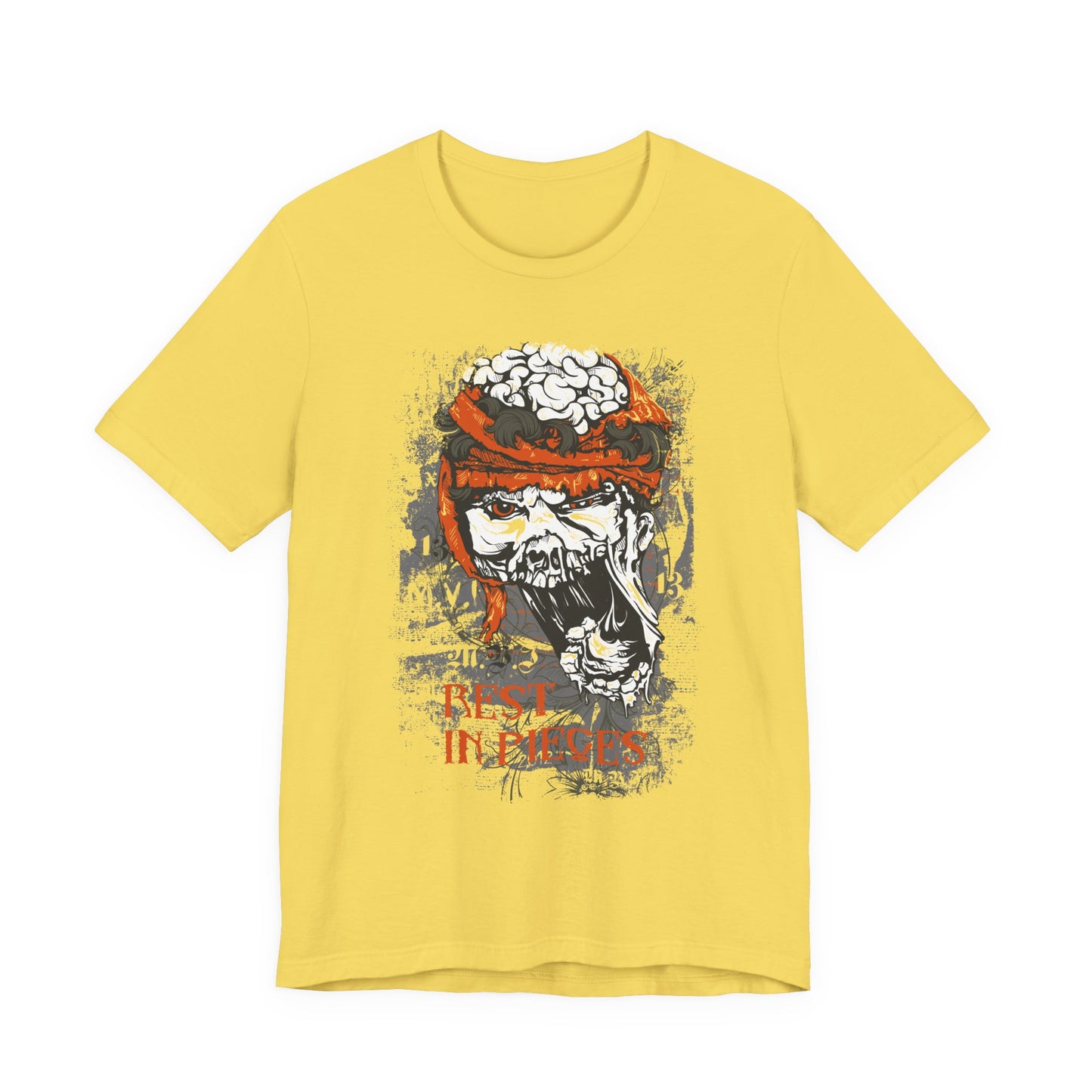 Skull Graphic Unisex Cotton T-Shirt r10