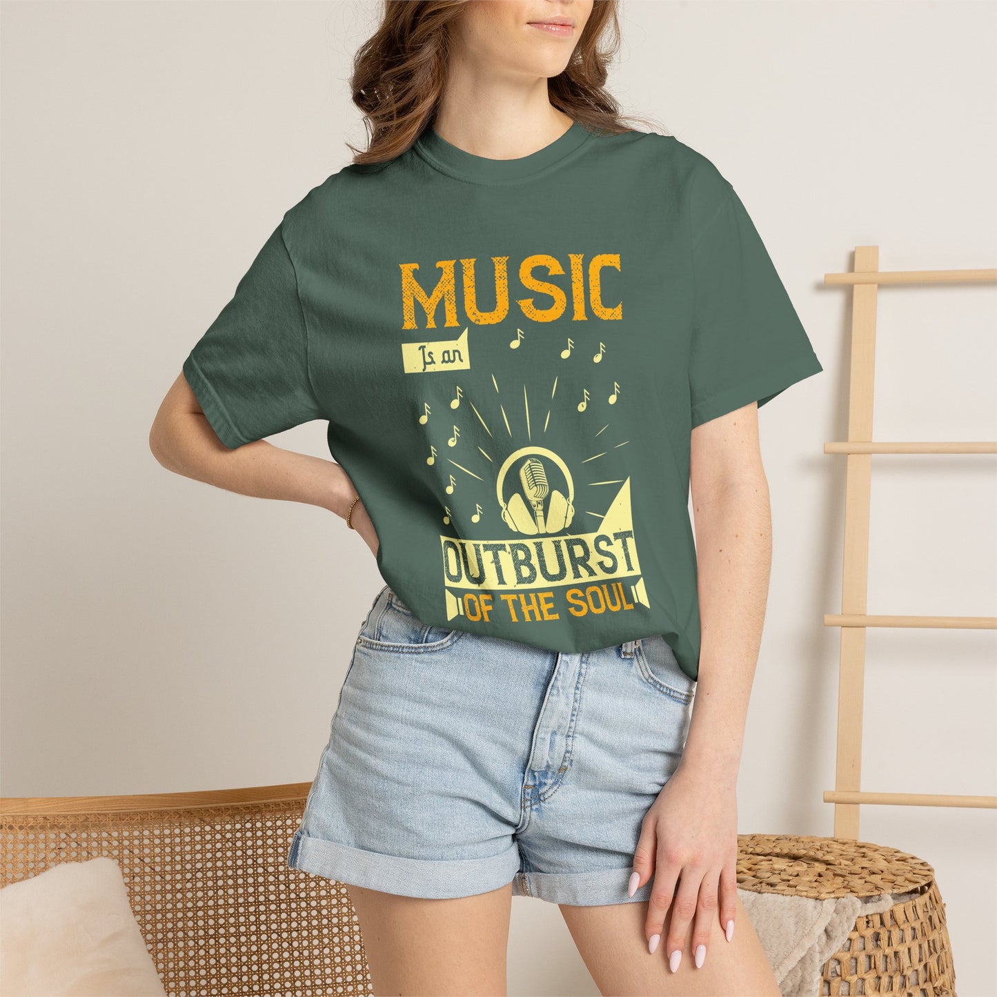 Music Graphic Design Unisex Cotton T-shirt m27