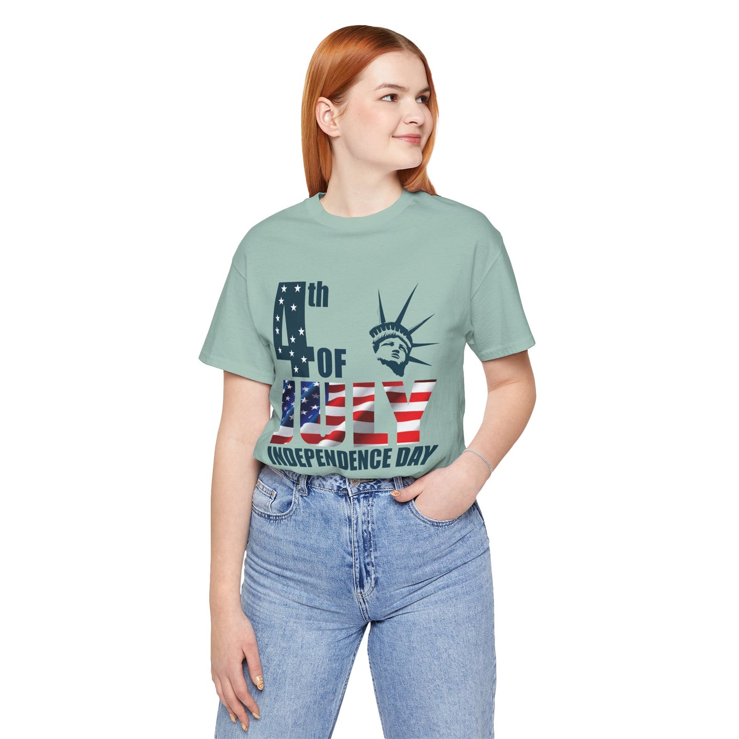 Independence Day Graphic Unisex Cotton T-Shirt 026