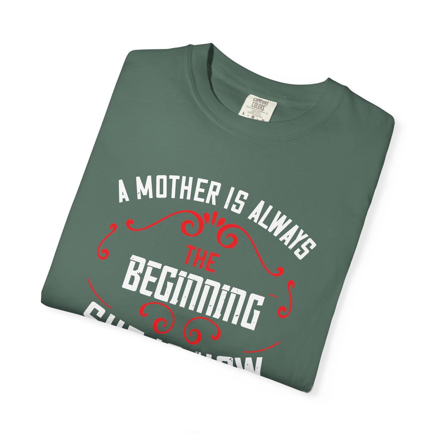 Mom T-shirt Mother Day Mama Tee Unisex Comfort Colors Garment-Dyed Cotton h53