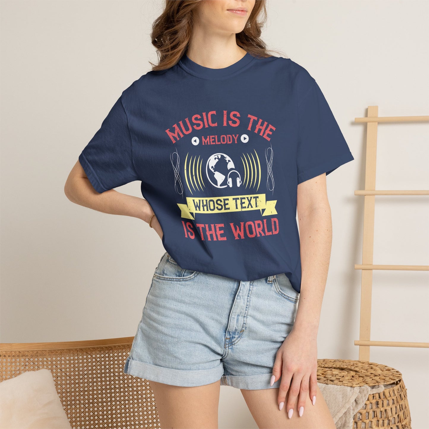 Music Graphic Design Unisex Cotton T-shirt m33