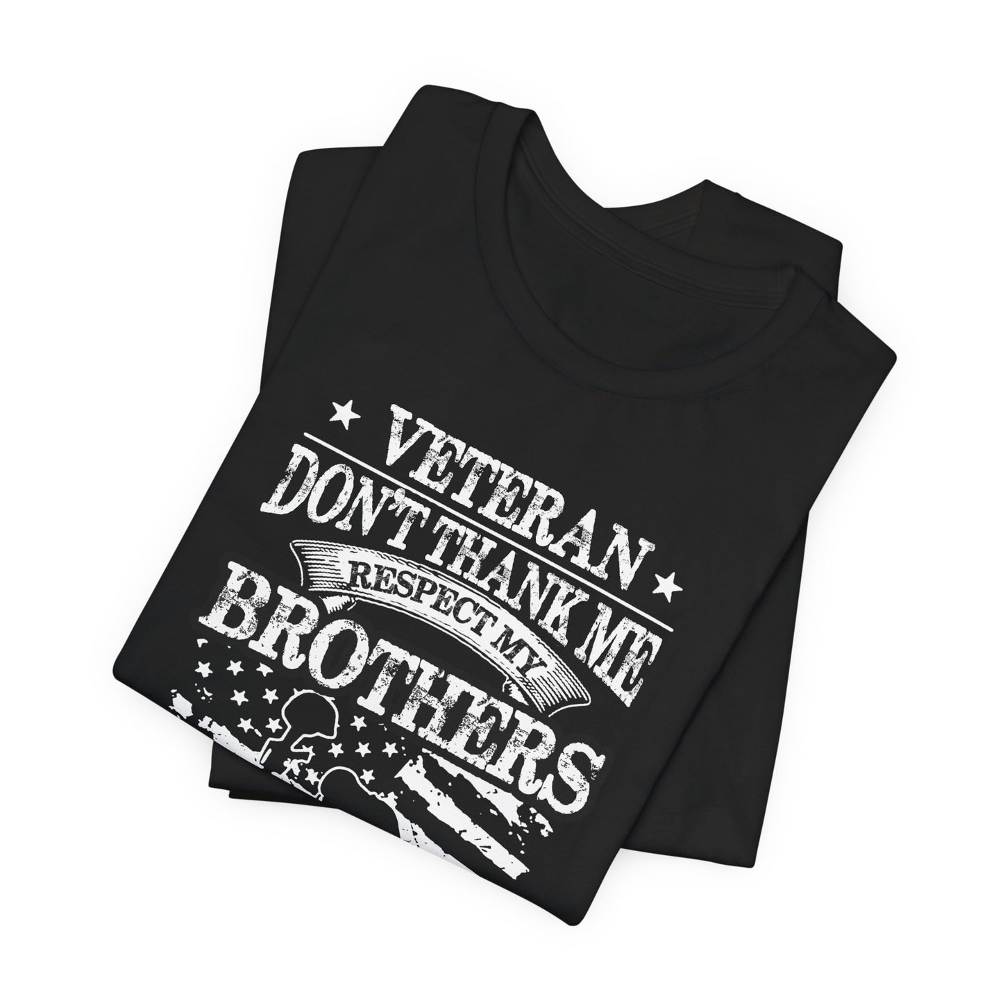 Army Veteran Patriotic Graphic Design Unisex Cotton T-Shirt v60