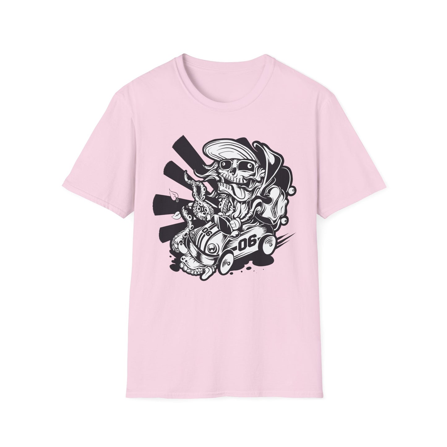 Cartoon Animation T Shirt Unisex Softstyle 64000 Cotton Tee With Fun Art Design Graphics
