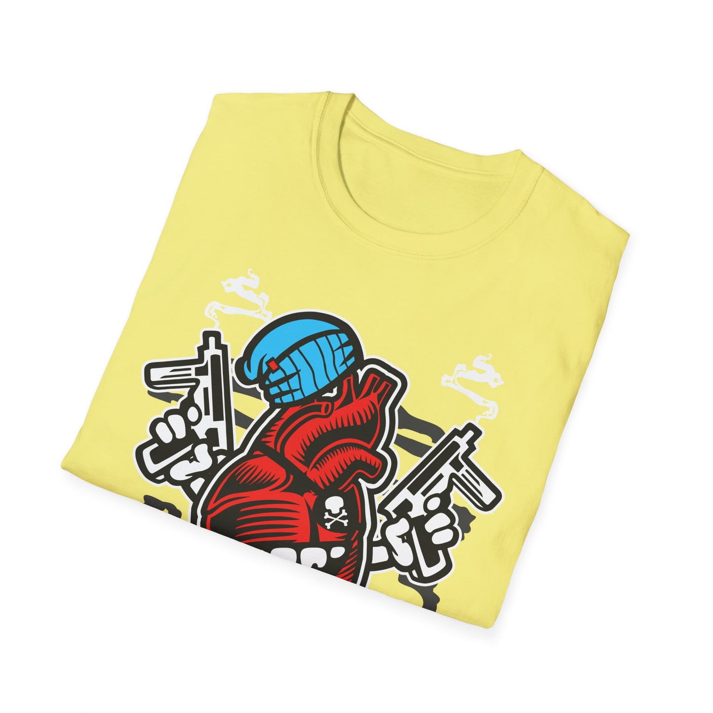 Cartoon T Shirt Animation T Shirt Funny Tee Unisex Gildan Softstyle 64000 100 Percent Cotton