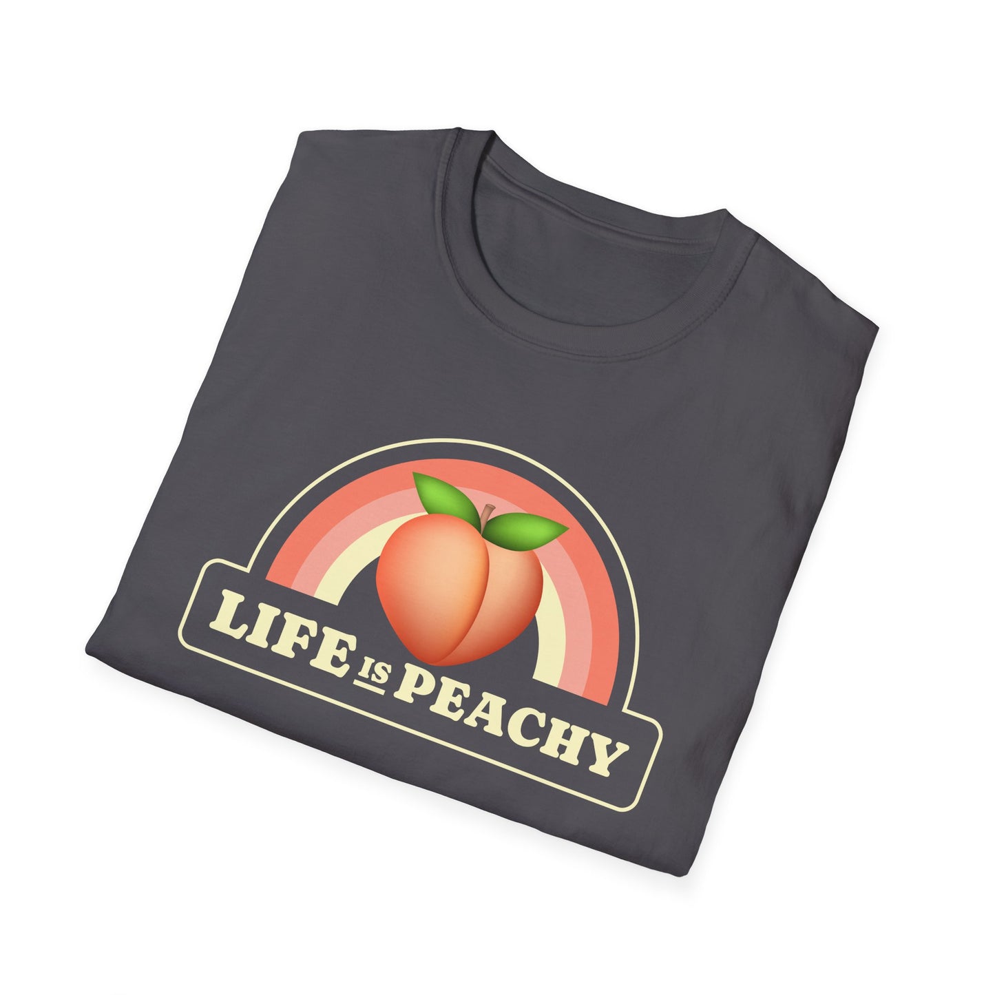 Food Tees, Funny Food T Shirts, Funny T Shirts, Shirt with Fruits, Shirt with Peach