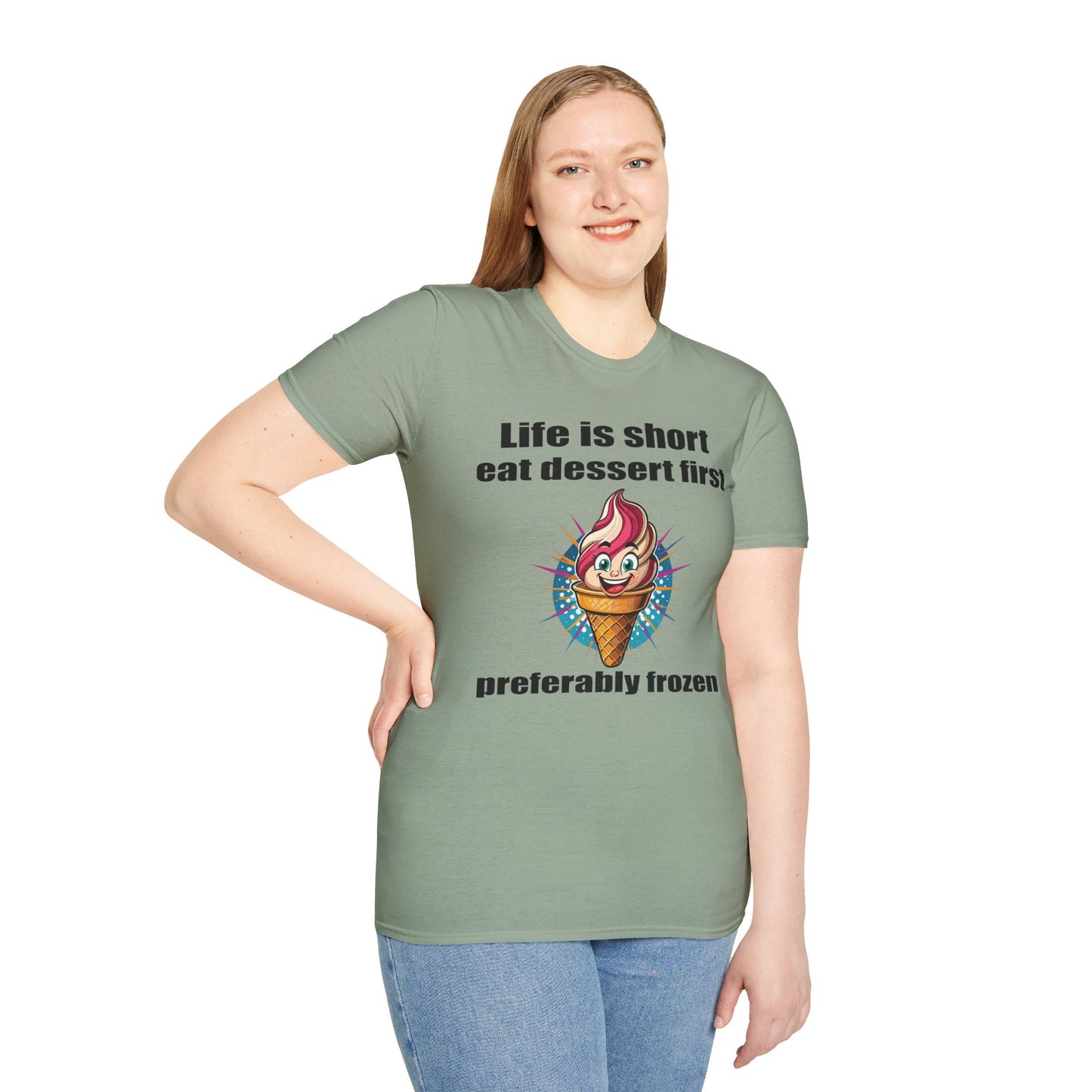 Food Tees, Funny Food T Shirts, Funny T Shirts, Shirt with Food, Junk Food Tees, Shirt with Ice Cream, Ice Cream T-Shirt