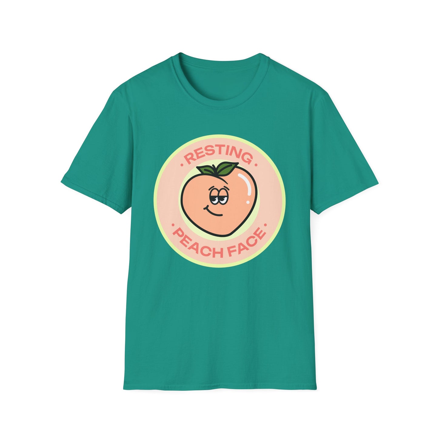 Food Tees, Funny Food T Shirts, Funny T Shirts, Shirt with Fruits, Shirt with Peach