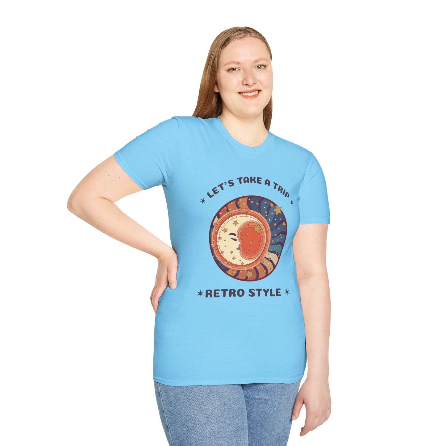 Retro T Shirt, Retro Design Shirt, Retro Art Tee Shirt, T-shirt with Retro Style