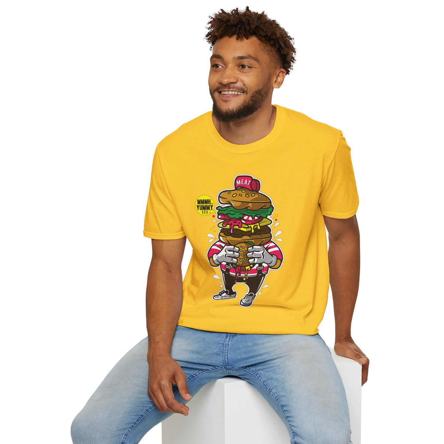 Cartoon T Shirt Animation T Shirt Funny Tee Unisex Gildan Softstyle 64000 Ring Spun Cotton