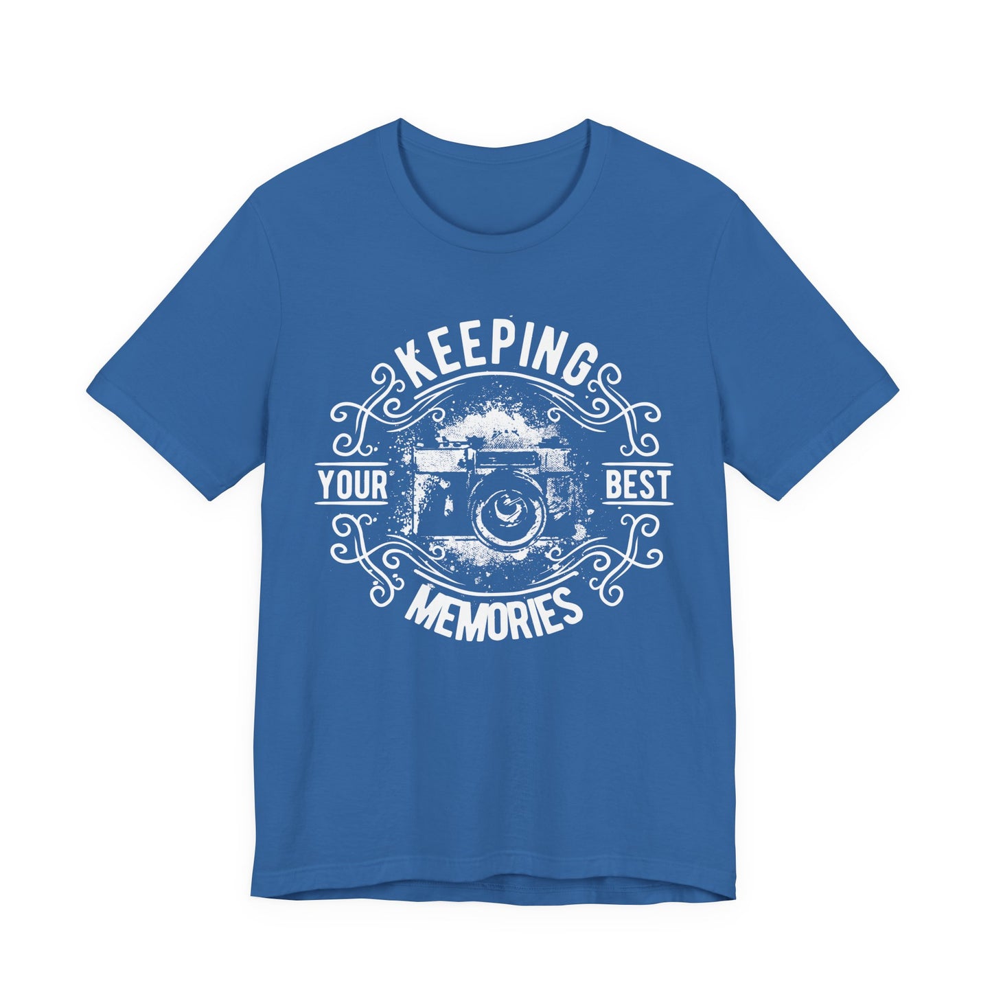 Keeping Your Best Memories T-Shirt Vintage Camera Graphic T-Shirt A-5