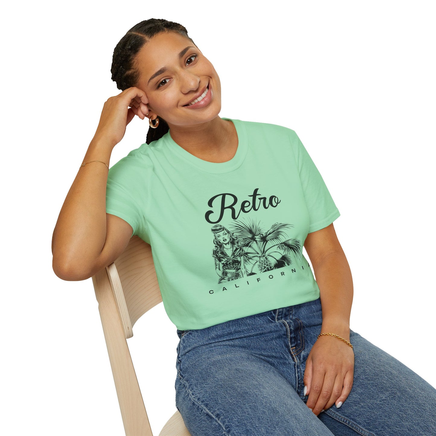 Retro T Shirt, Retro Design Shirt, Retro Art Tee Shirt, T-shirt with Retro Style