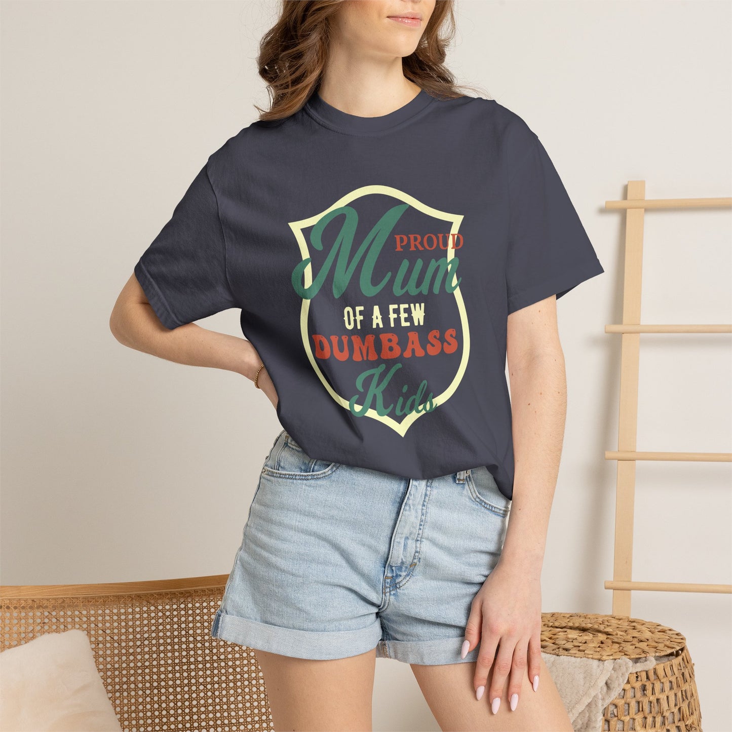 Mom T-shirt Mother's Day Mama Tee Unisex Comfort Colors Garment-Dyed Cotton h44