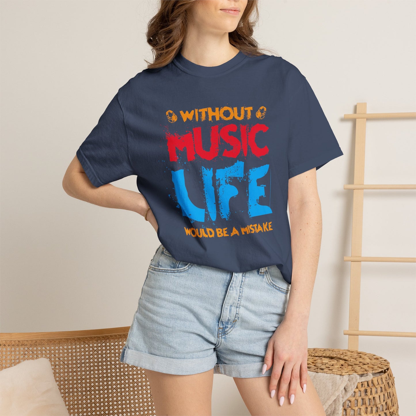 Music Graphic Design Unisex Cotton T-shirt 032