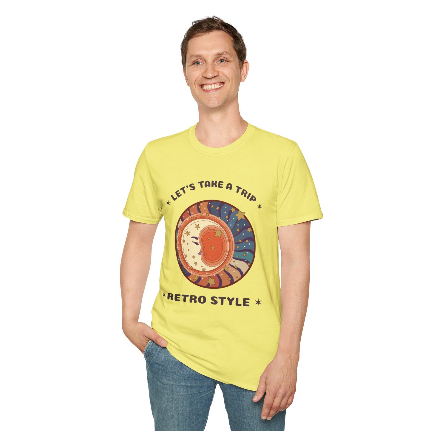 Retro T Shirt, Retro Design Shirt, Retro Art Tee Shirt, T-shirt with Retro Style