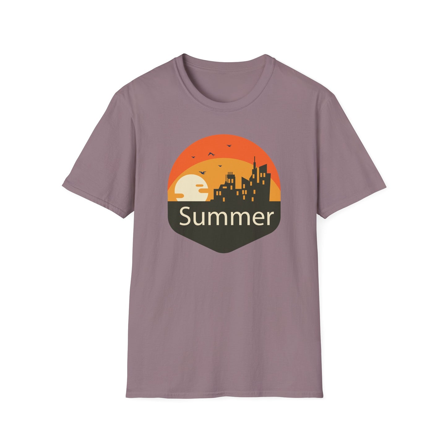 Summer T-Shirt, Summer Design Shirts, Art Tee Shirt with Summer Design - 6