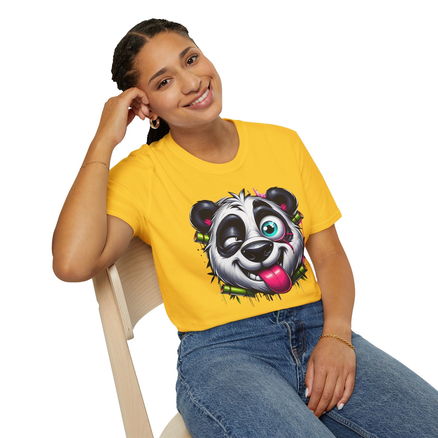 Animals Tees, Funny Animals Shirt, T Shirts with Funny Animals, T-Shirt with Panda, Panda Tees