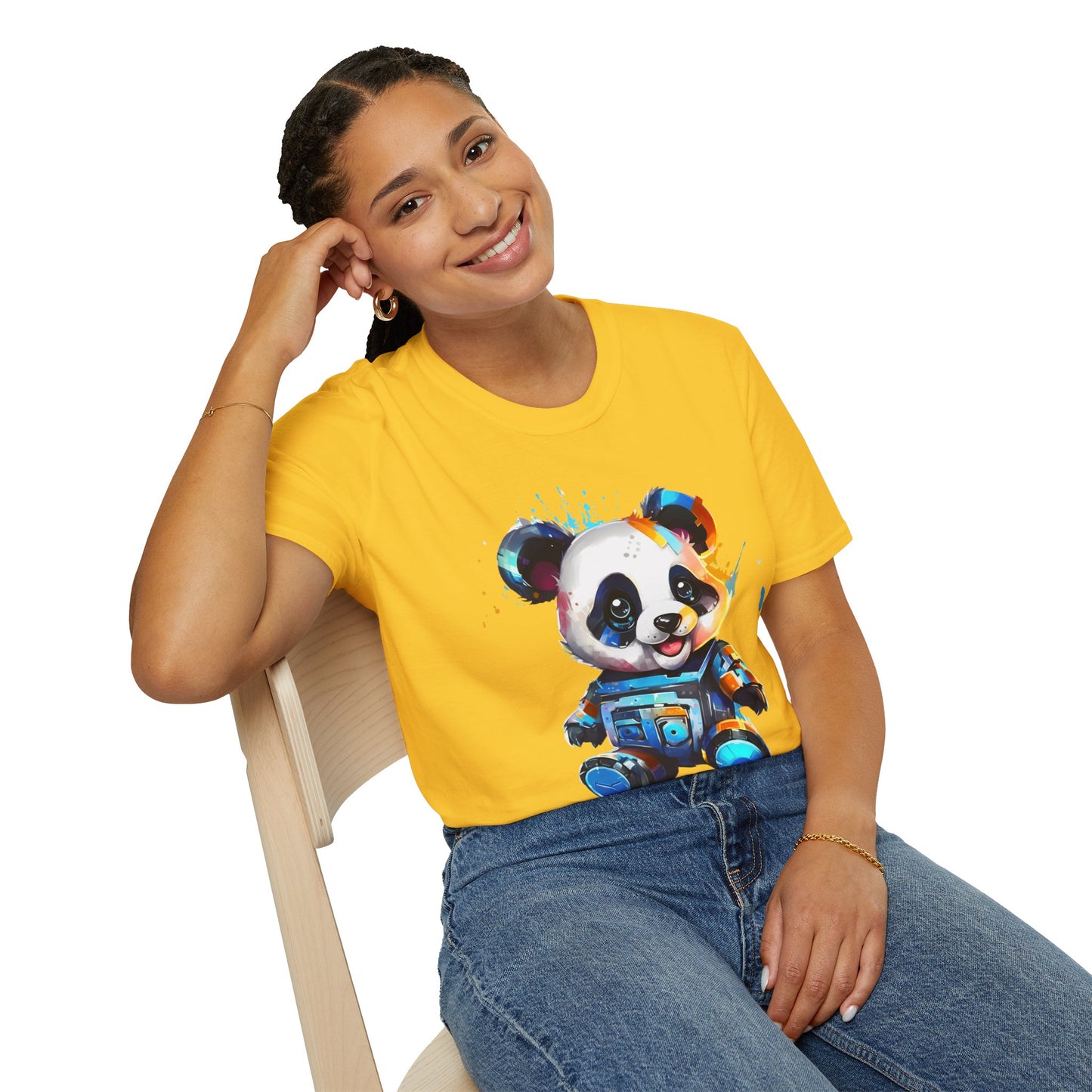 Animals Tees, Funny Animals Shirt, T Shirts with Funny Animals, T-Shirt with Panda, Panda Tees