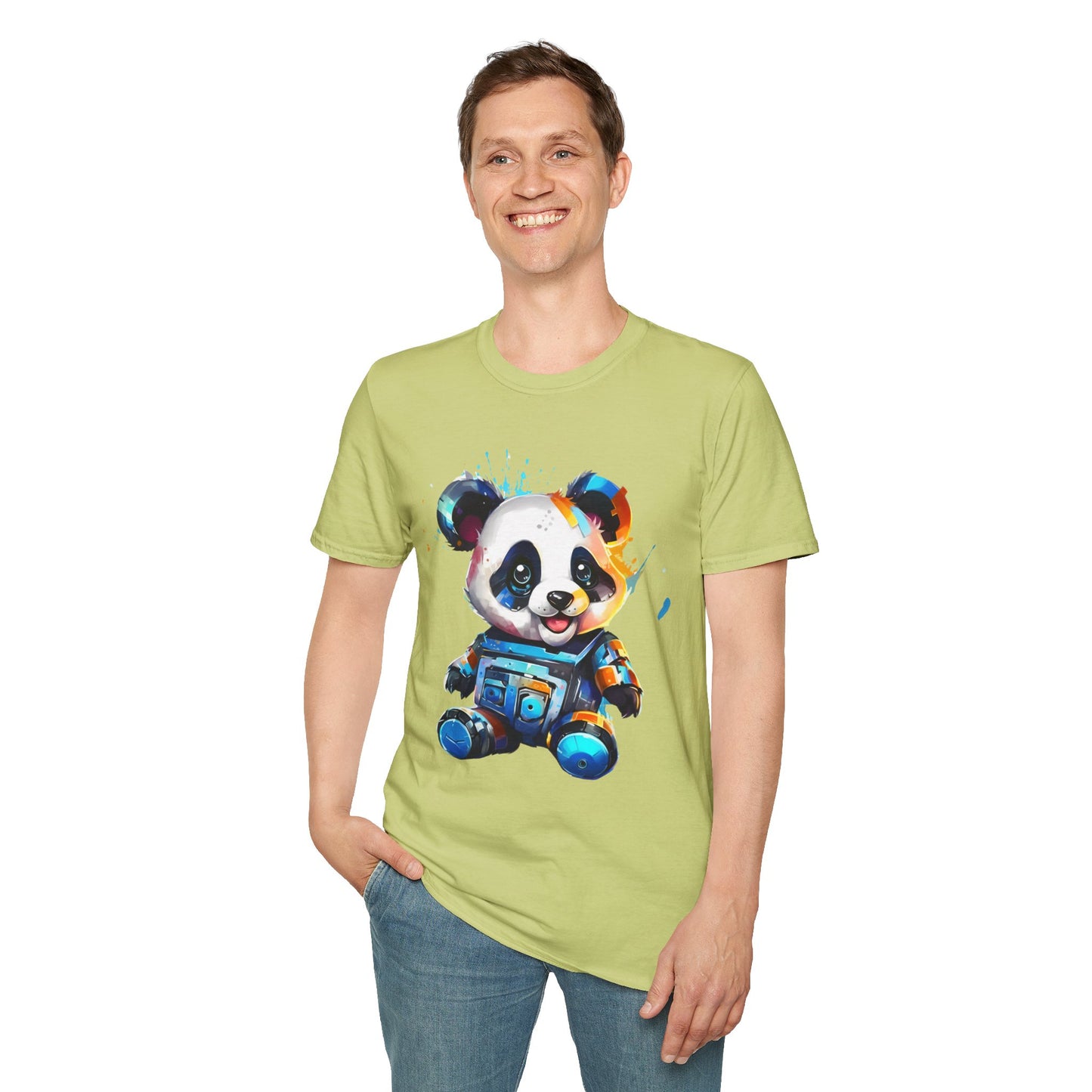 Animals Tees, Funny Animals Shirt, T Shirts with Funny Animals, T-Shirt with Panda, Panda Tees