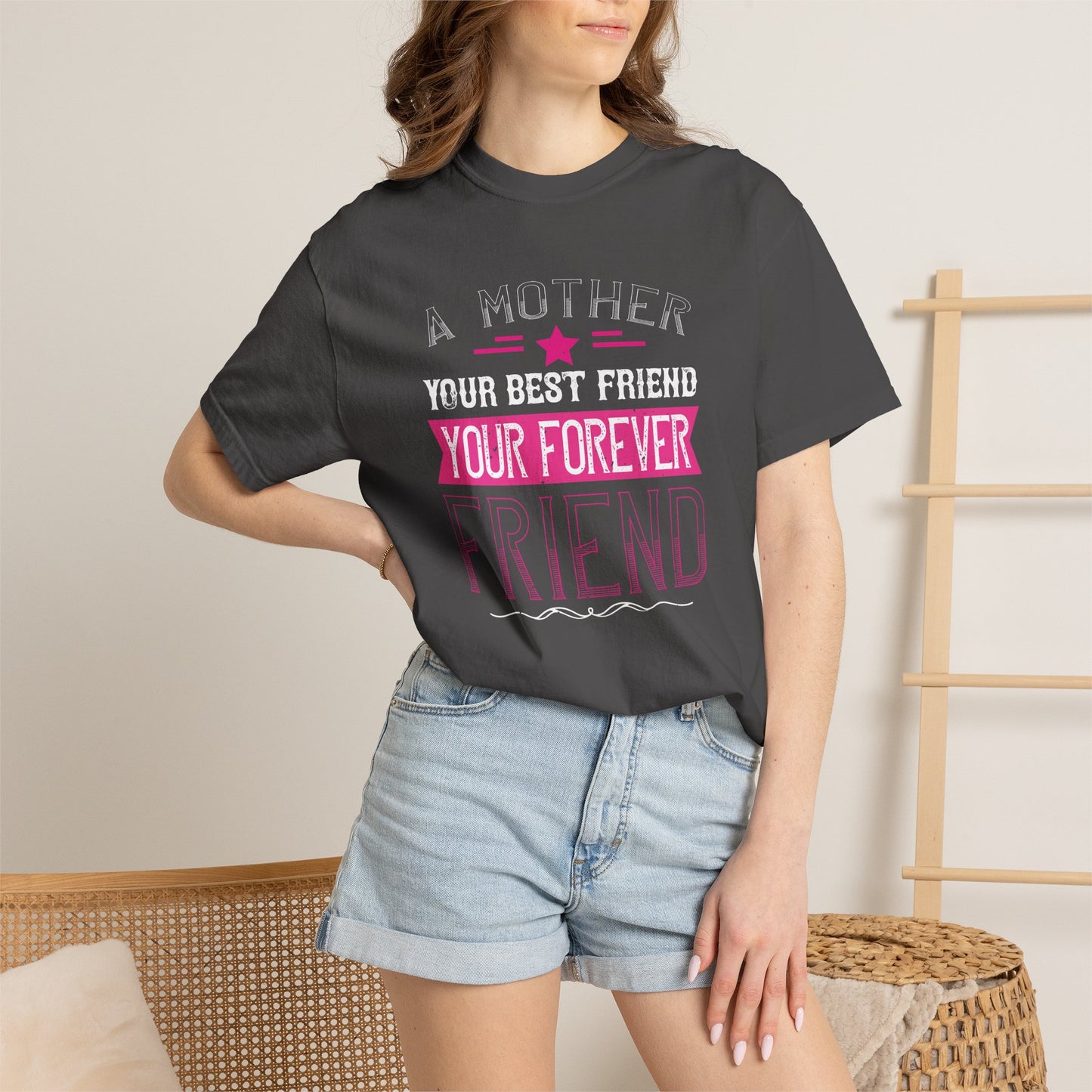 Mom T-shirt Mother Day Mama Tee Unisex Comfort Colors Garment-Dyed Cotton h55