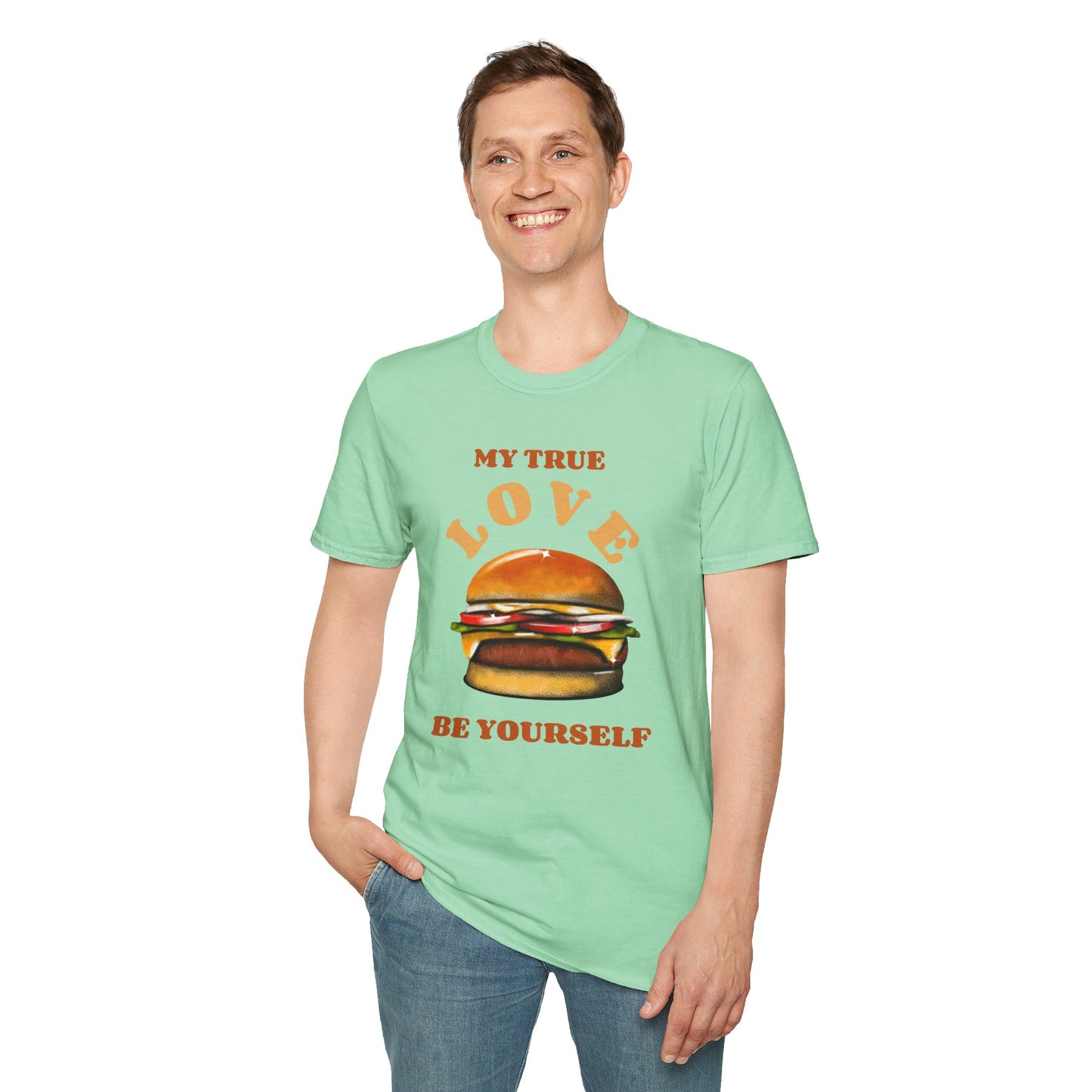 Food Tees, Funny Food T Shirts, Funny T Shirts, Shirt with Food, Junk Food Tees, Shirt with Burger, Burger T-Shirt