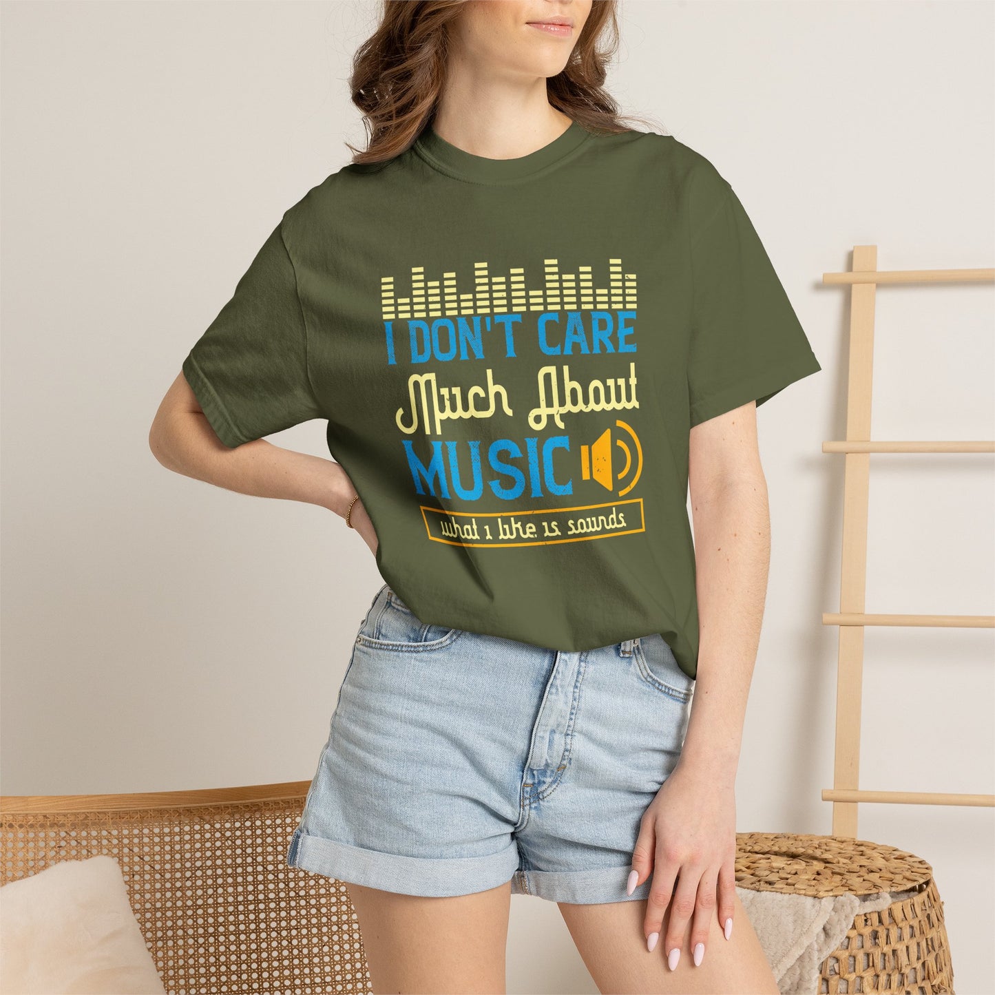 Music Graphic Design Unisex Cotton T-shirt m6