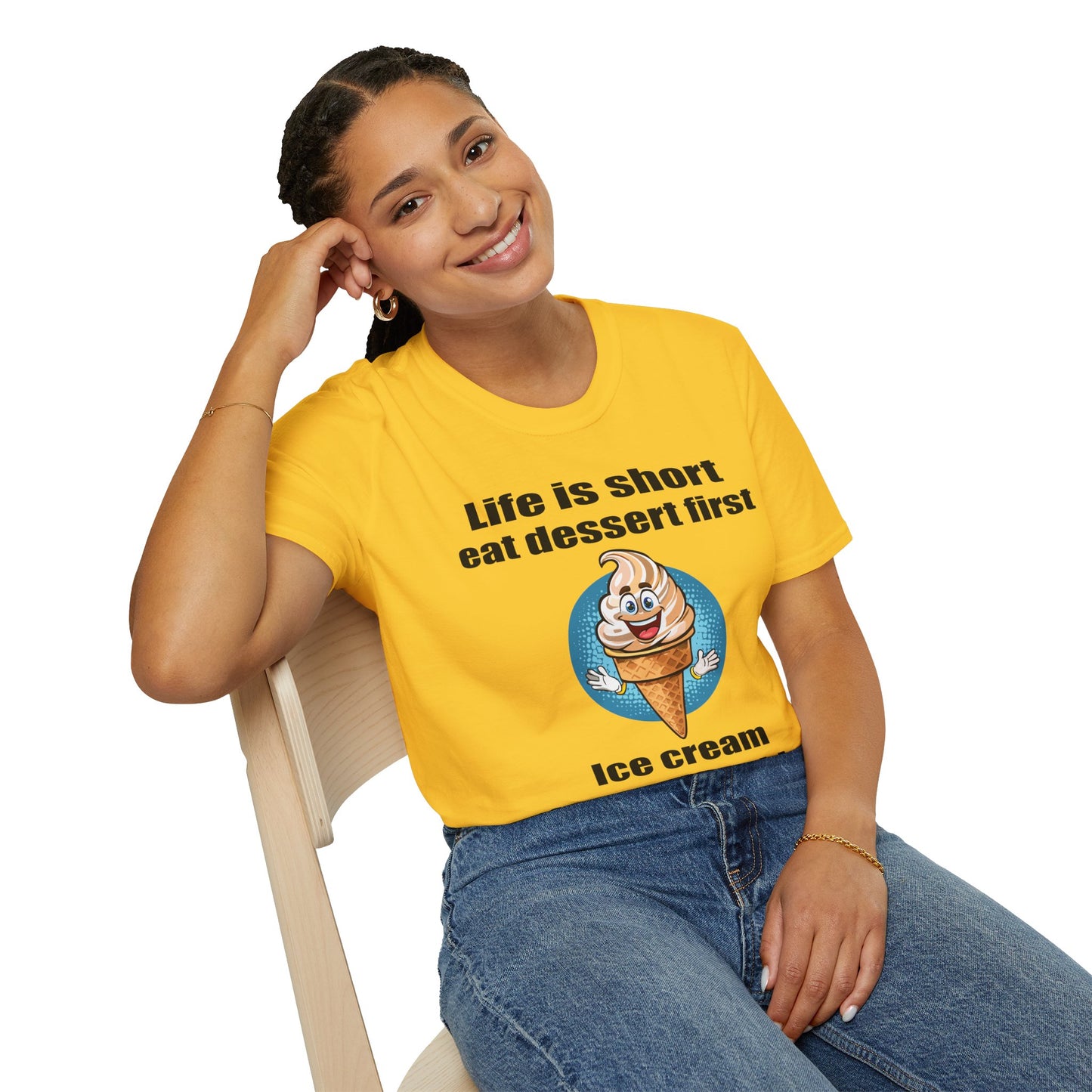 Food Tees, Funny Food T Shirts, Funny T Shirts, Shirt with Food, Junk Food Tees, Shirt with Ice Cream, Ice Cream T-Shirt