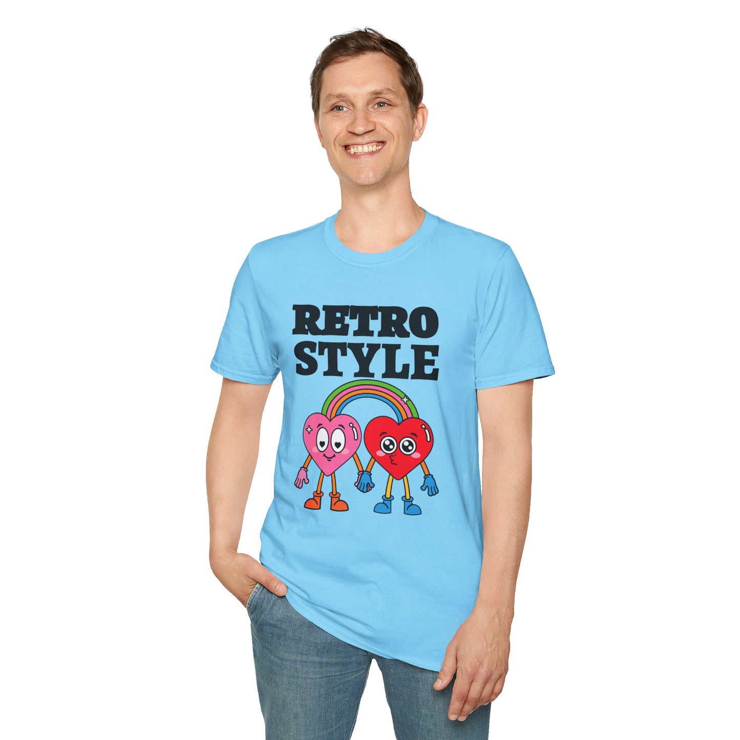 Retro T Shirt, Retro Design Shirt, Retro Art Tee Shirt, T-shirt with Retro Style