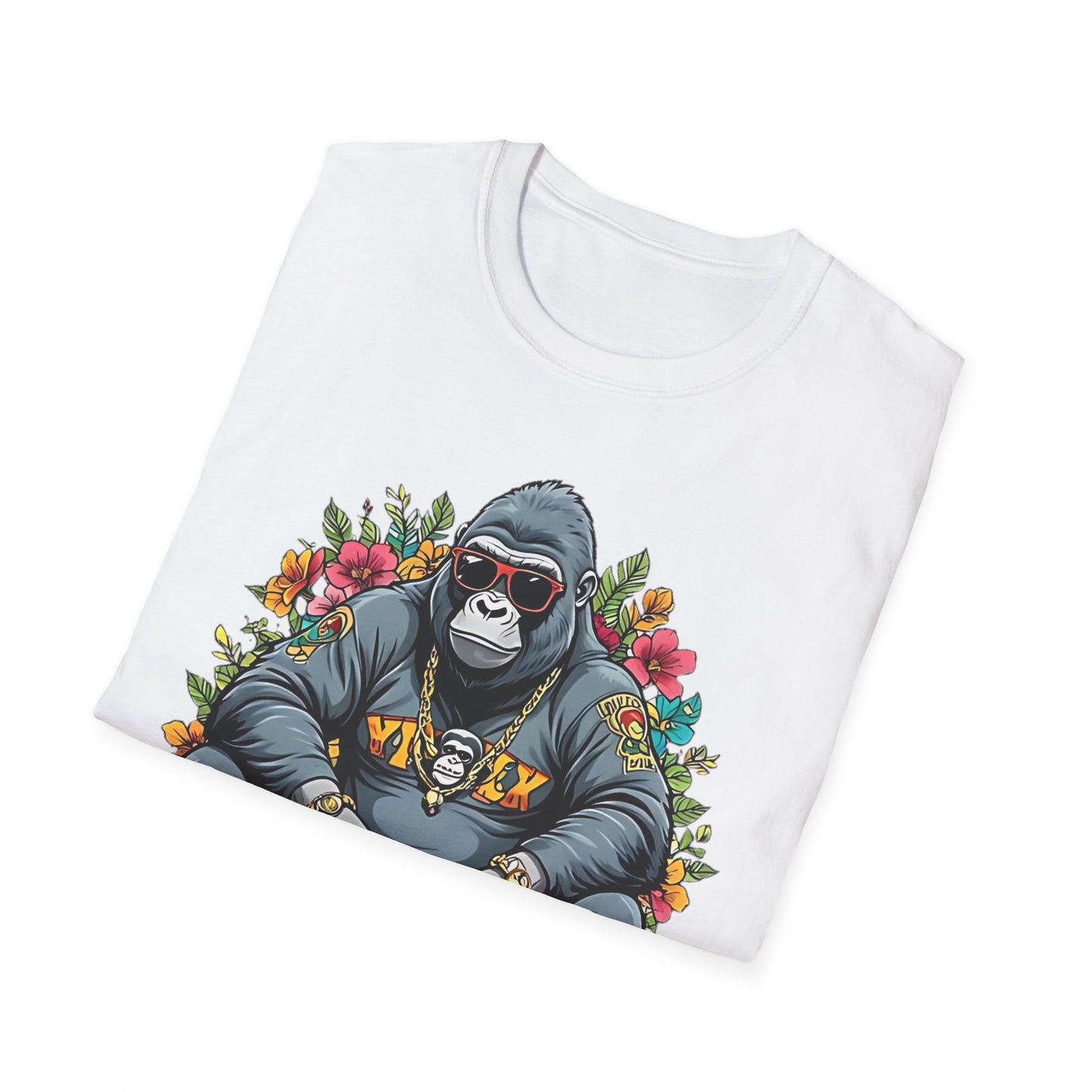 Animals Tees, Funny Animals Shirt, T Shirts with Funny Animals, T-Shirt with Gorilla, Monkey Tees