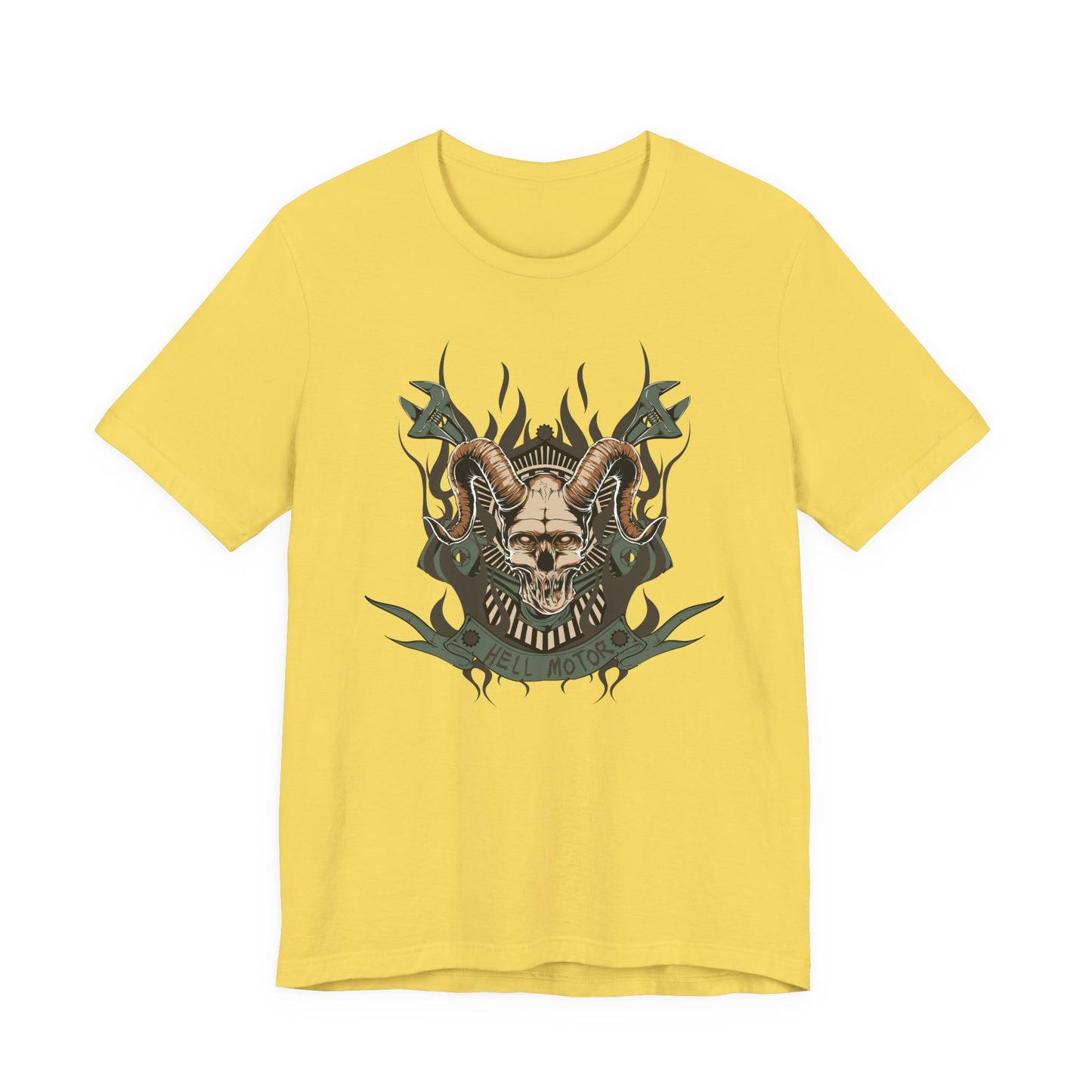 Gothic Skull Graphic Design Unisex Cotton Tee Art-49