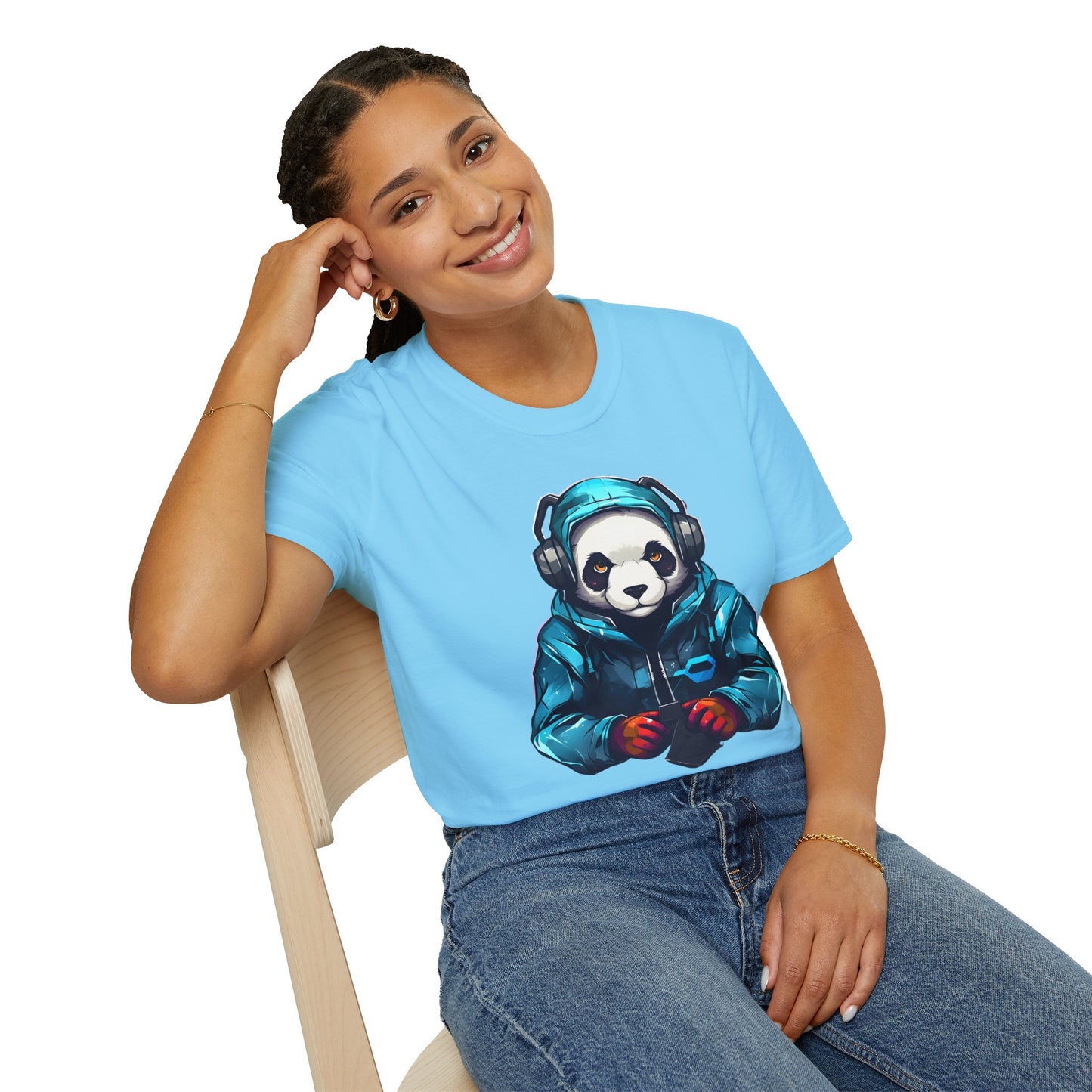 Animals Tees, Funny Animals Shirt, T Shirts with Funny Animals, T-Shirt with Panda, Panda Tees