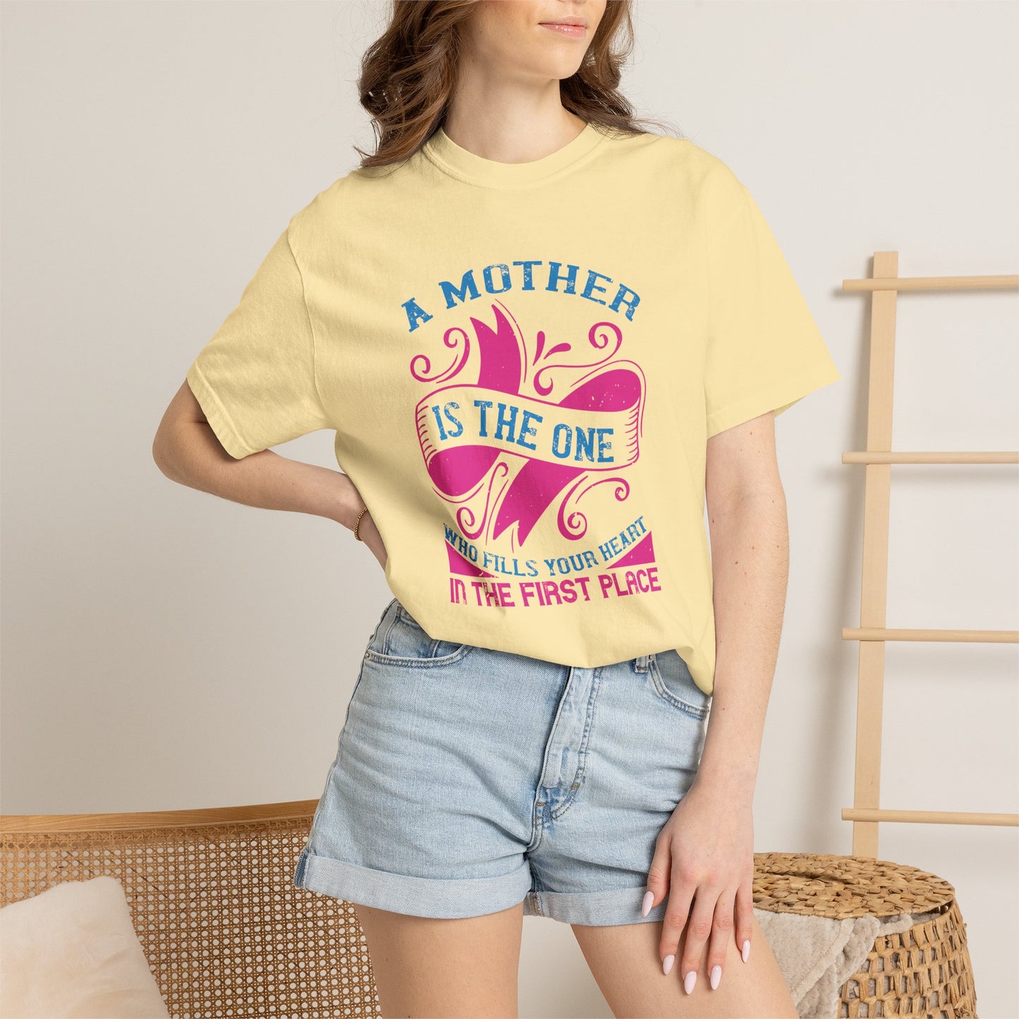 Mom T-shirt Mother Day Mama Tee Unisex Comfort Colors Garment-Dyed Cotton h54