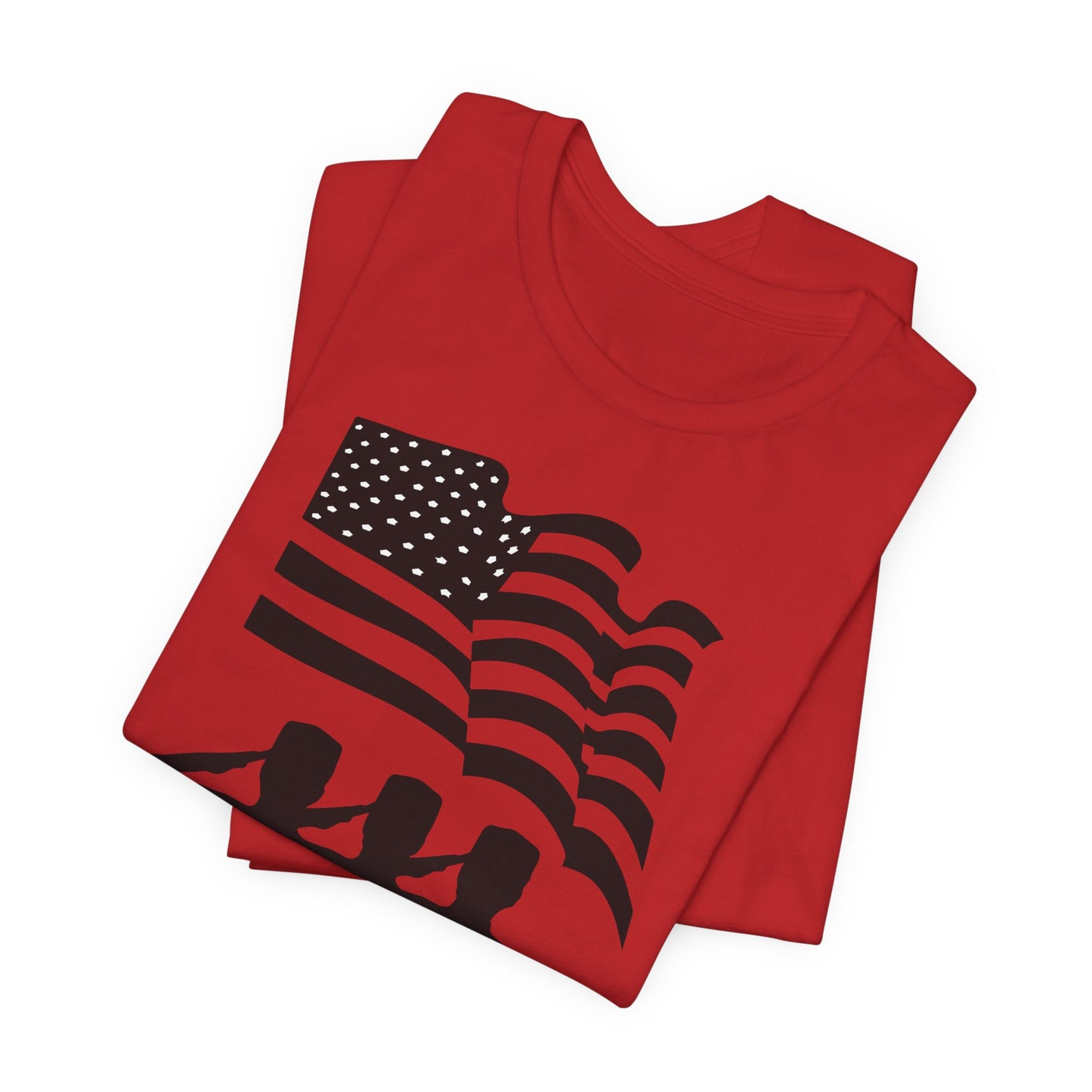 Happy Veterans Day saluting soldiers T-Shirt Patriotic American flag Unisex Cotton v51