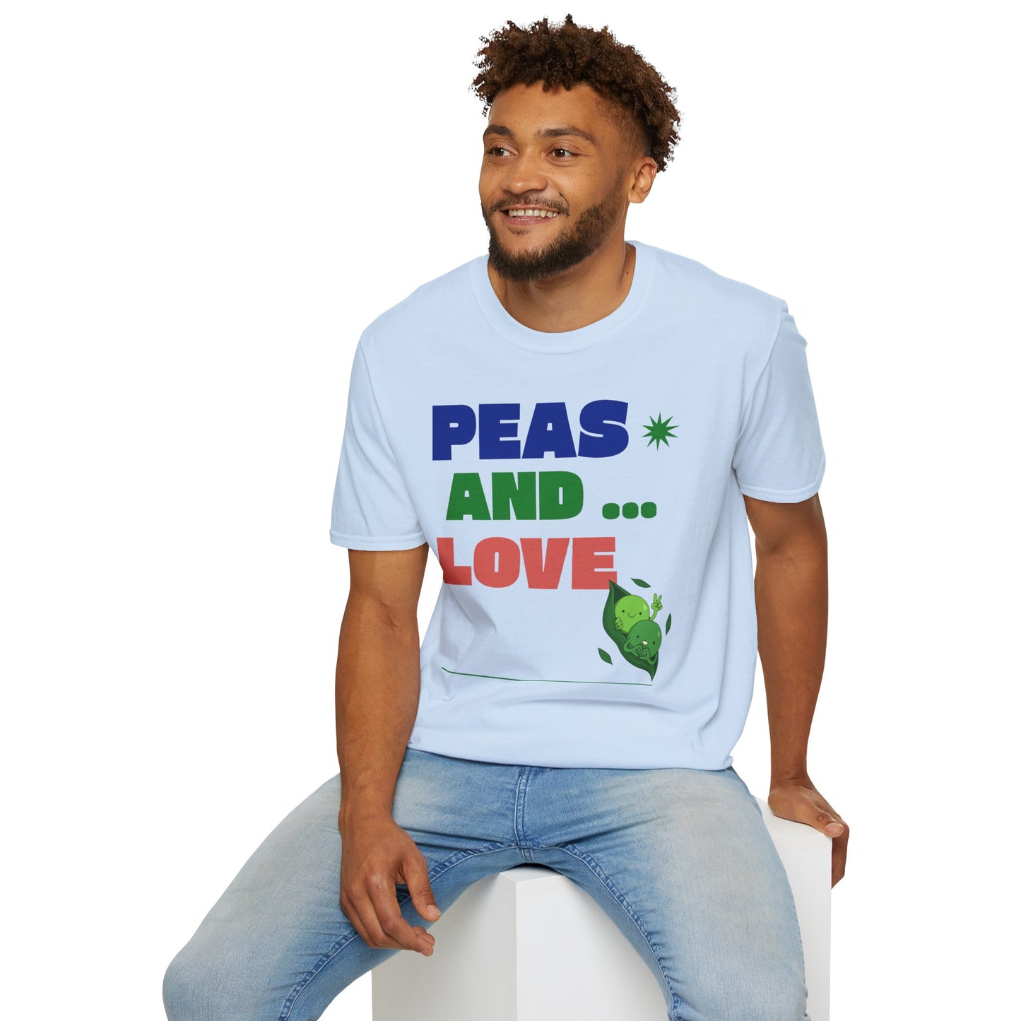 Food Tees, Funny Food T Shirts, Funny T Shirts, Shirt with Vegetables, Shirt with Peas