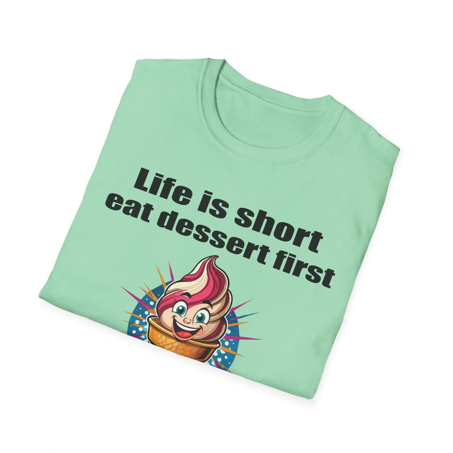 Food Tees, Funny Food T Shirts, Funny T Shirts, Shirt with Food, Junk Food Tees, Shirt with Ice Cream, Ice Cream T-Shirt