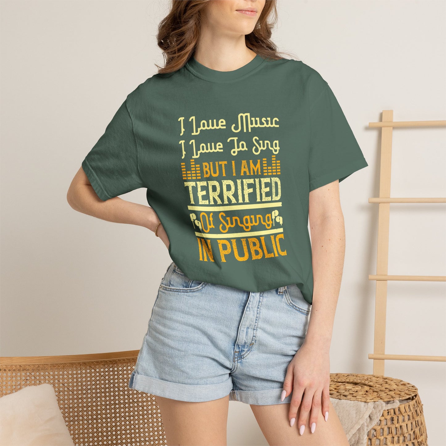 Music Graphic Design Unisex Cotton T-shirt m12
