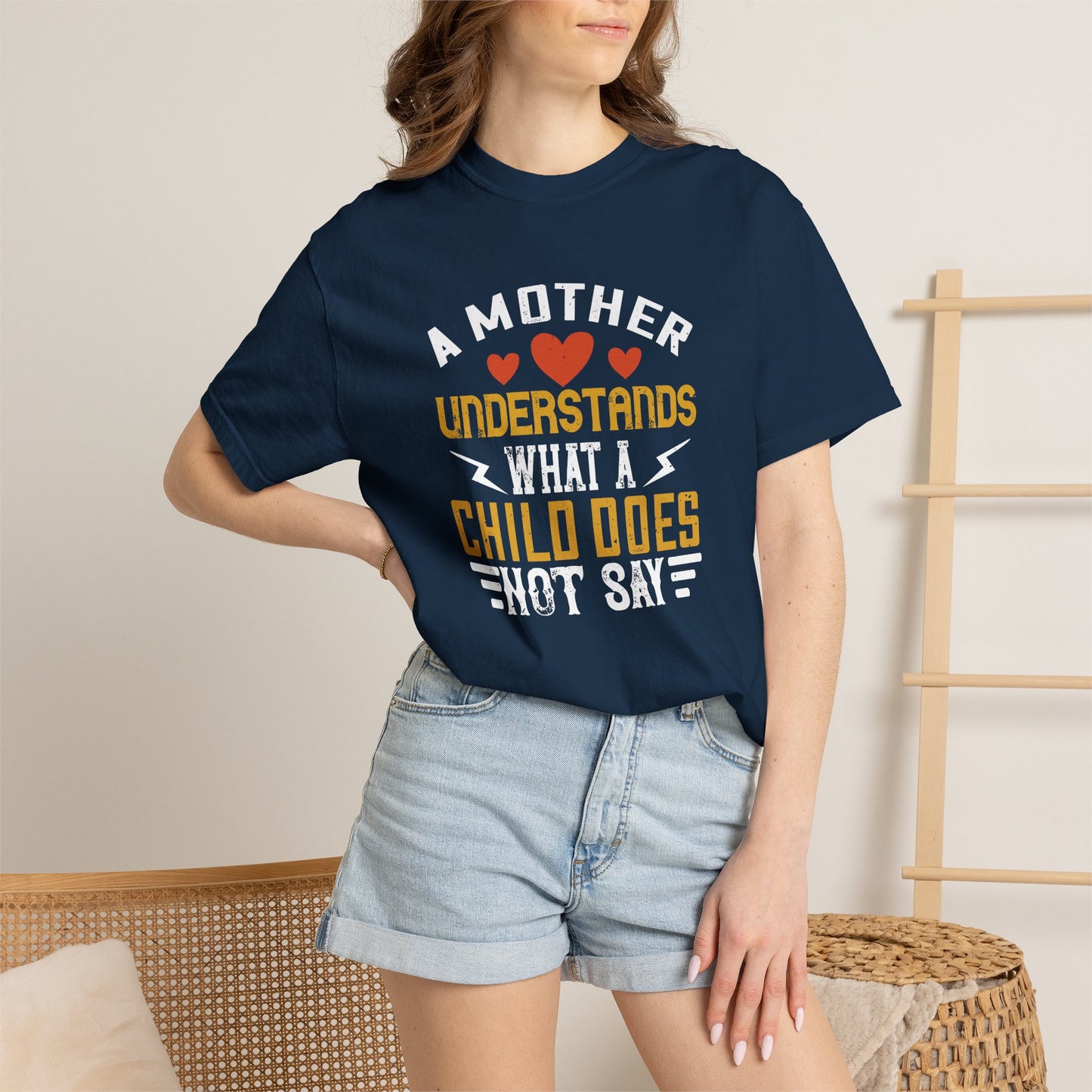 Mom T-shirt Mother Day Mama Tee Unisex Comfort Colors Garment-Dyed Cotton h56