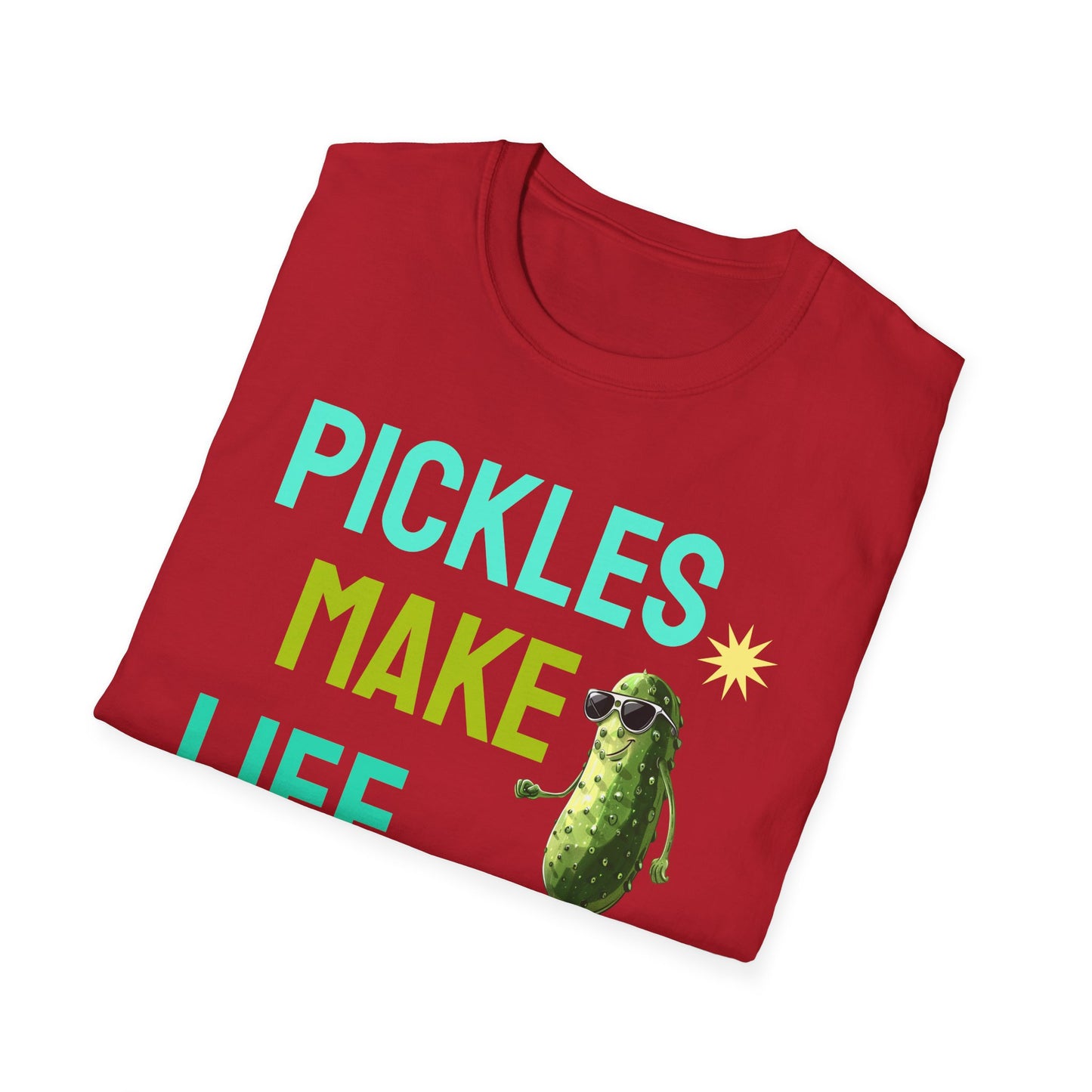 Food Tees, Funny Food T Shirts, Funny T Shirts, Shirt with Vegetables, Shirt with Pickle