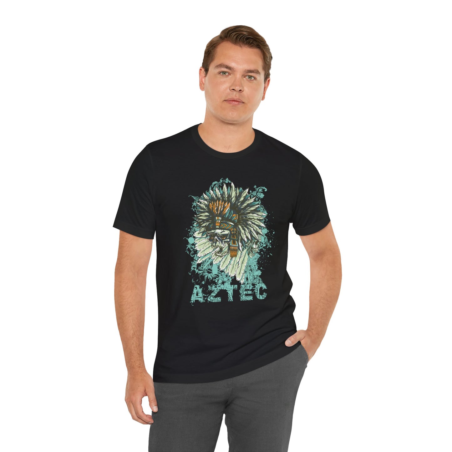 Skull Graphic Design Unisex Cotton Tee Shirt Art-14