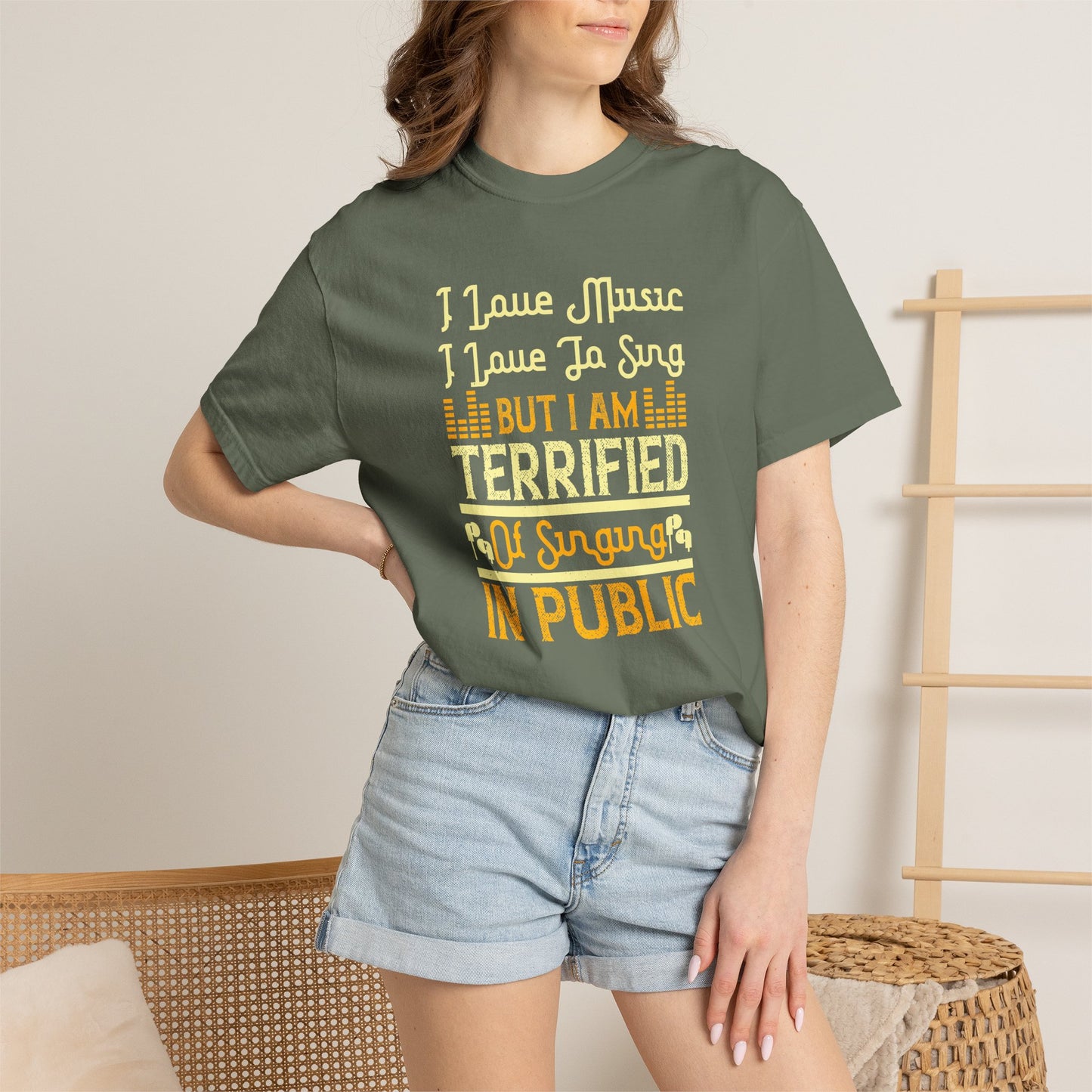 Music Graphic Design Unisex Cotton T-shirt m12