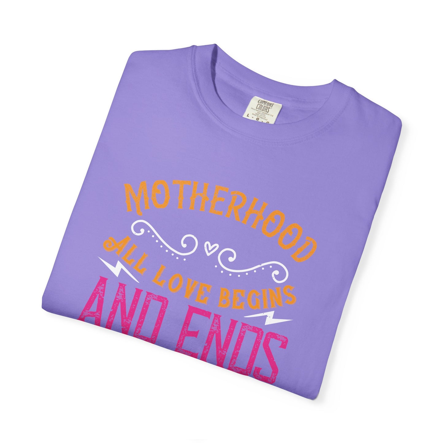 Mom T-shirt Mother Day Mama Tee Unisex Comfort Colors Garment-Dyed Cotton h85