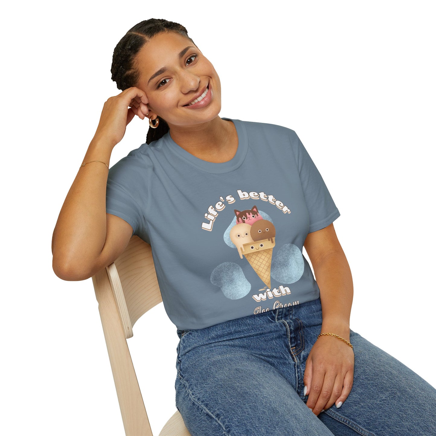 Food Tees, Funny Food T Shirts, Funny T Shirts, Shirt with Food, Junk Food Tees, Shirt with Ice Cream, Ice Cream T-Shirt
