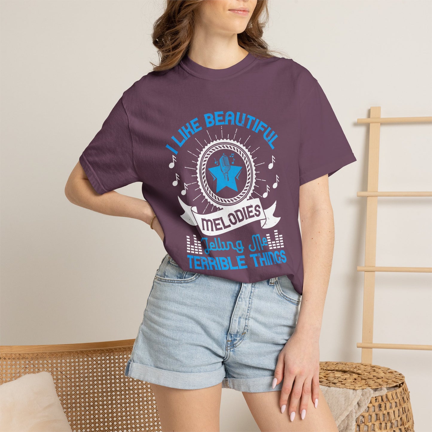 Music Graphic Design Unisex Cotton T-shirt m9