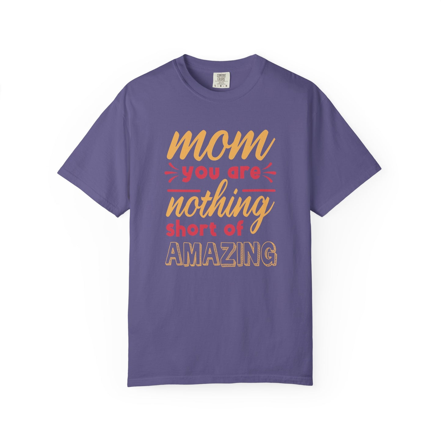 Mom T-shirt Mother's Day Mama Tee Unisex Comfort Colors Garment-Dyed Cotton h21
