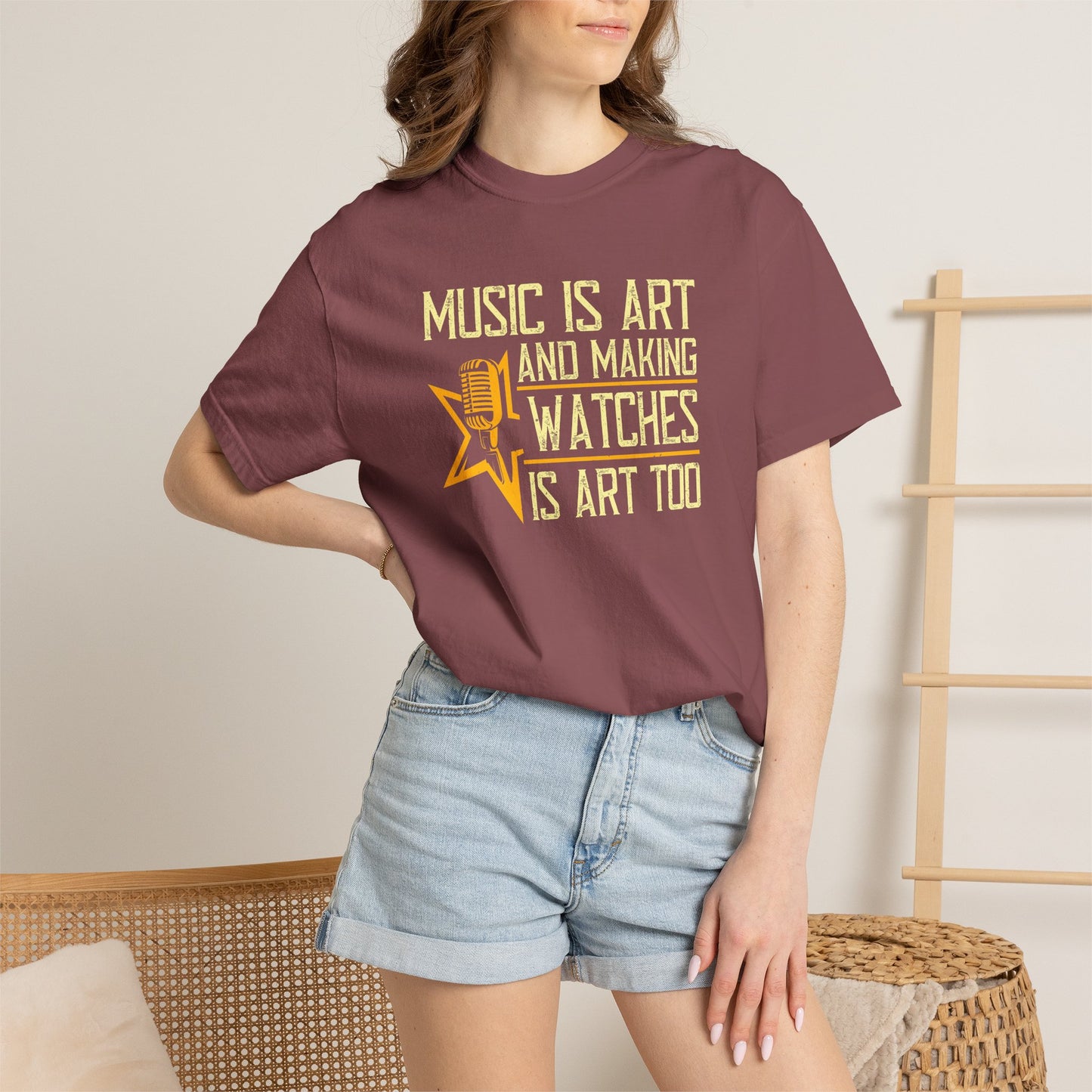 Music Graphic Design Unisex Cotton T-shirt m28