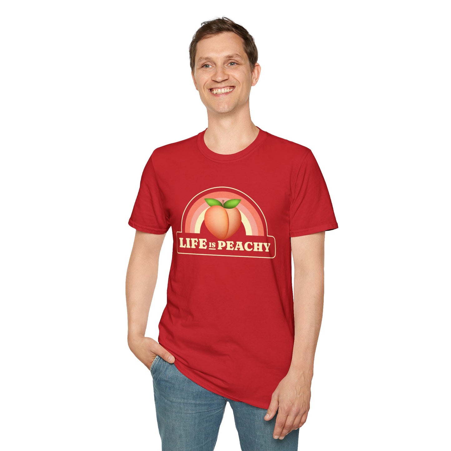 Food Tees, Funny Food T Shirts, Funny T Shirts, Shirt with Fruits, Shirt with Peach