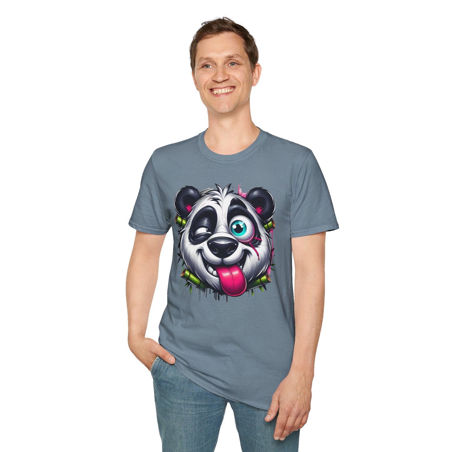 Animals Tees, Funny Animals Shirt, T Shirts with Funny Animals, T-Shirt with Panda, Panda Tees